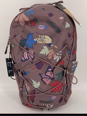 The North Face Mauve Floral & Butterfly Jester Backpack
